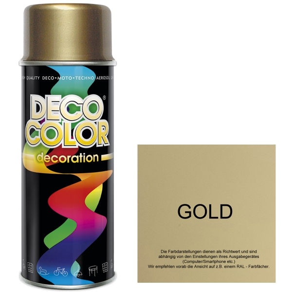 DECO COLOR LACKSPRAY GOLD 400ml